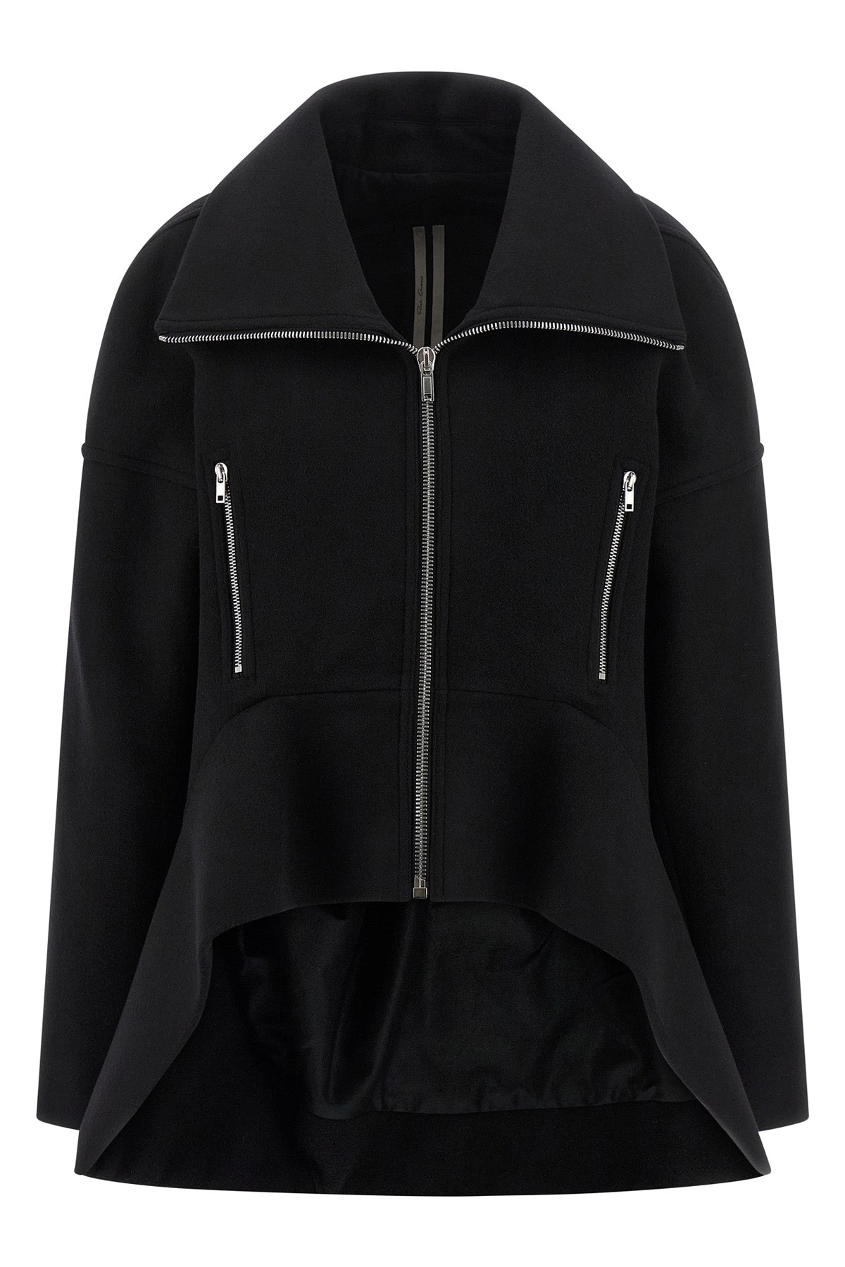 RICK OWENS 38 draculimo virgin wool cloth coat