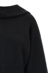 the rick owens tower pull cropped sweatshirt redefines the volumes of the cont