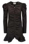 briali crunchy cotton mini dress