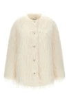 the loulou studio rowe coat features a structured silhouette