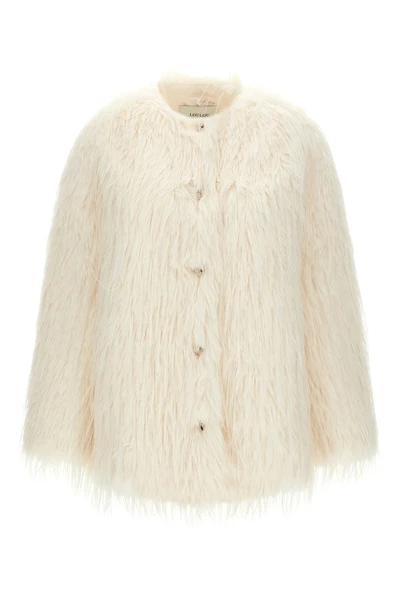 the loulou studio rowe coat features a structured silhouette