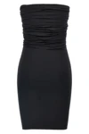 prong stretch jersey mini dress