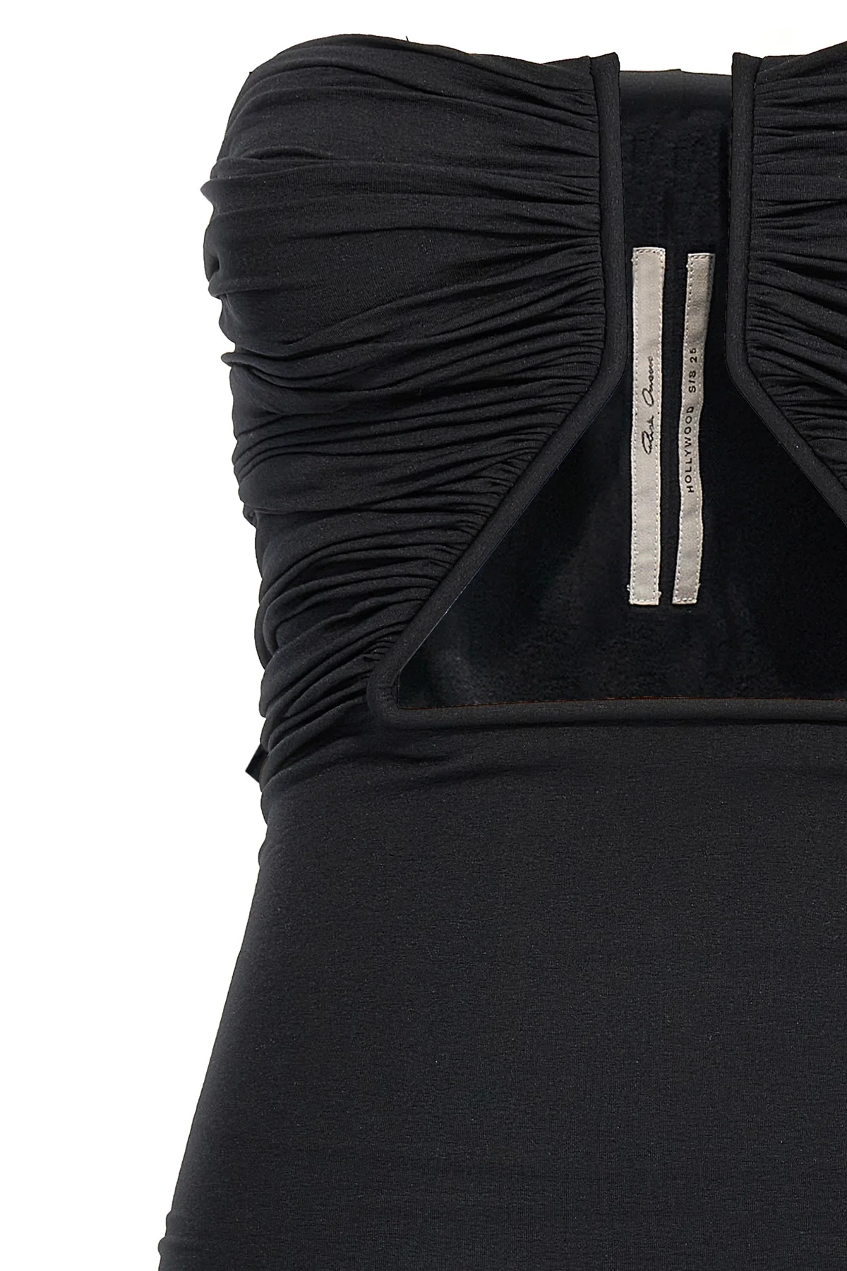 prong stretch jersey mini dress