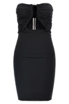 prong stretch jersey mini dress