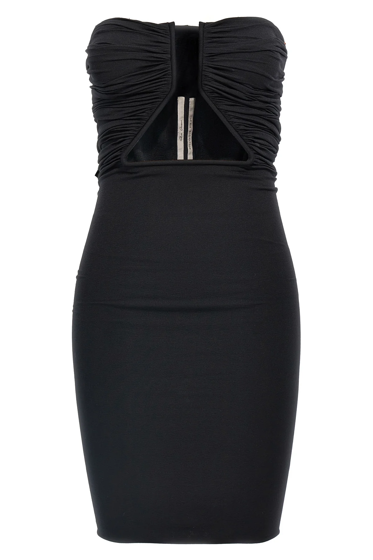 prong stretch jersey mini dress