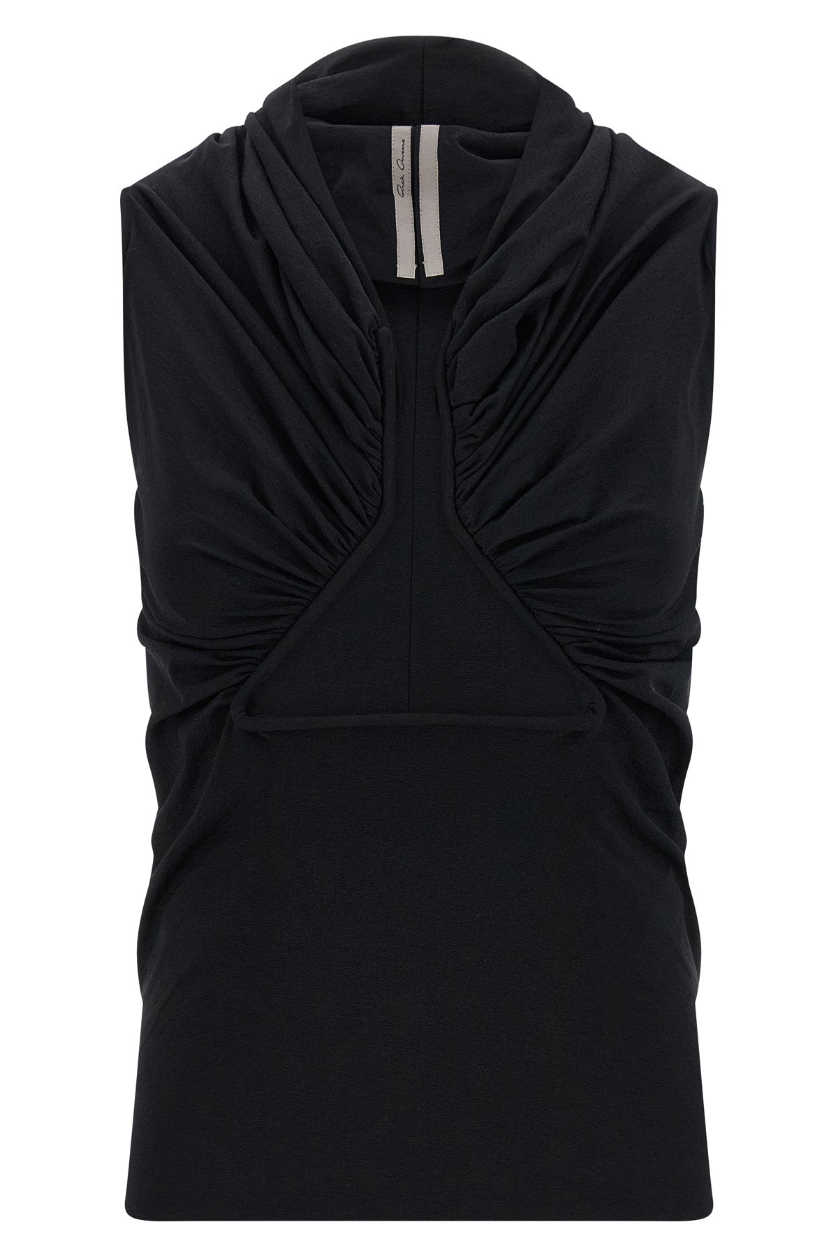 RICK OWENS 42 jersey ss prong stretch jersey nylon top