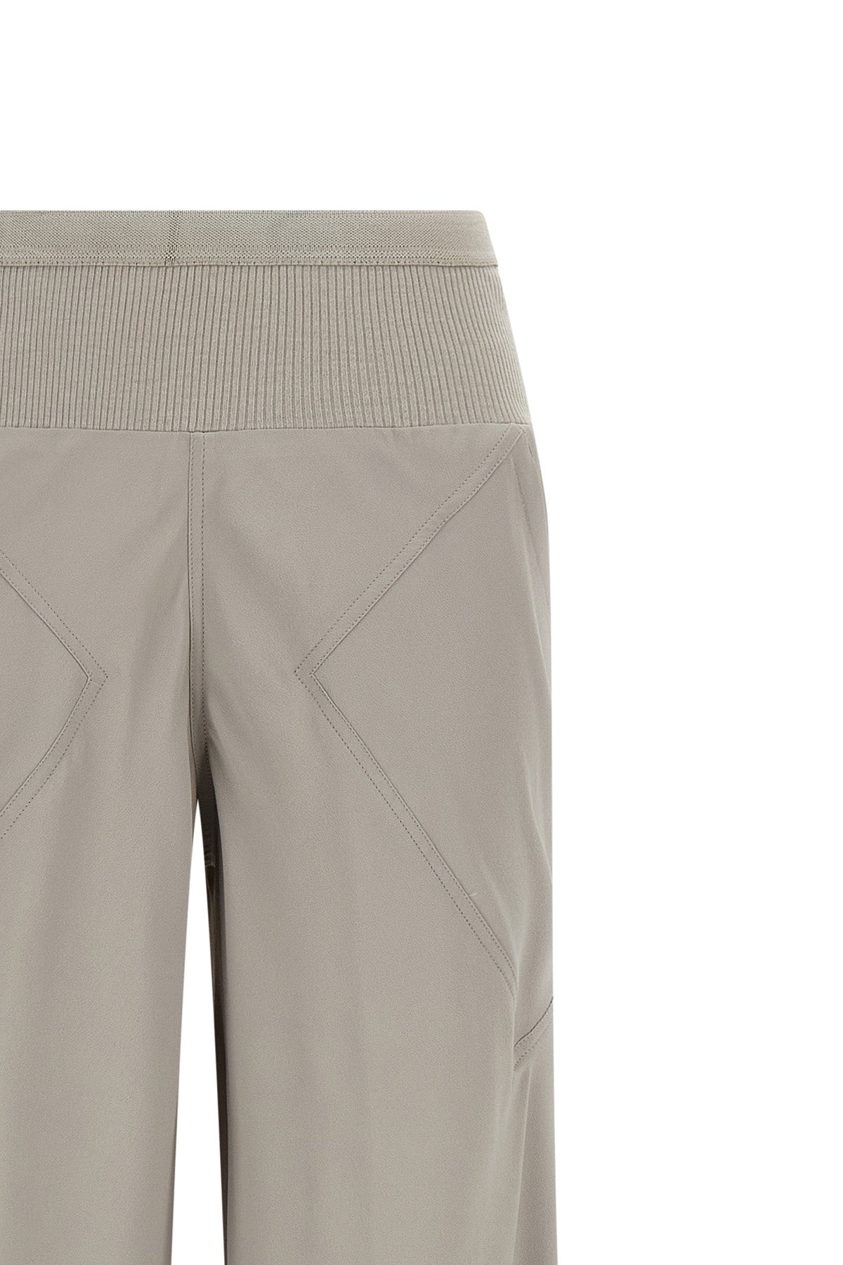 bias silk blend pants