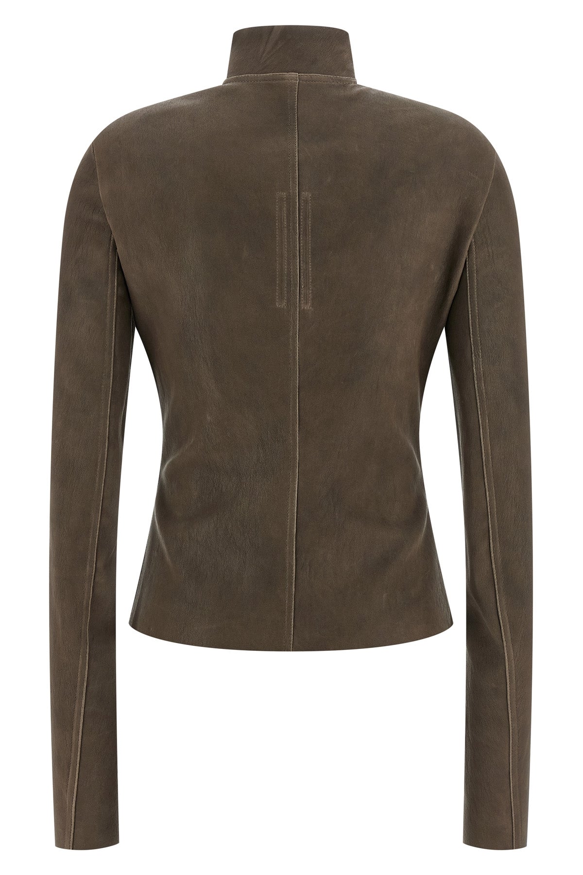 RICK OWENS 44 gary jacket in stretch lambskin leather