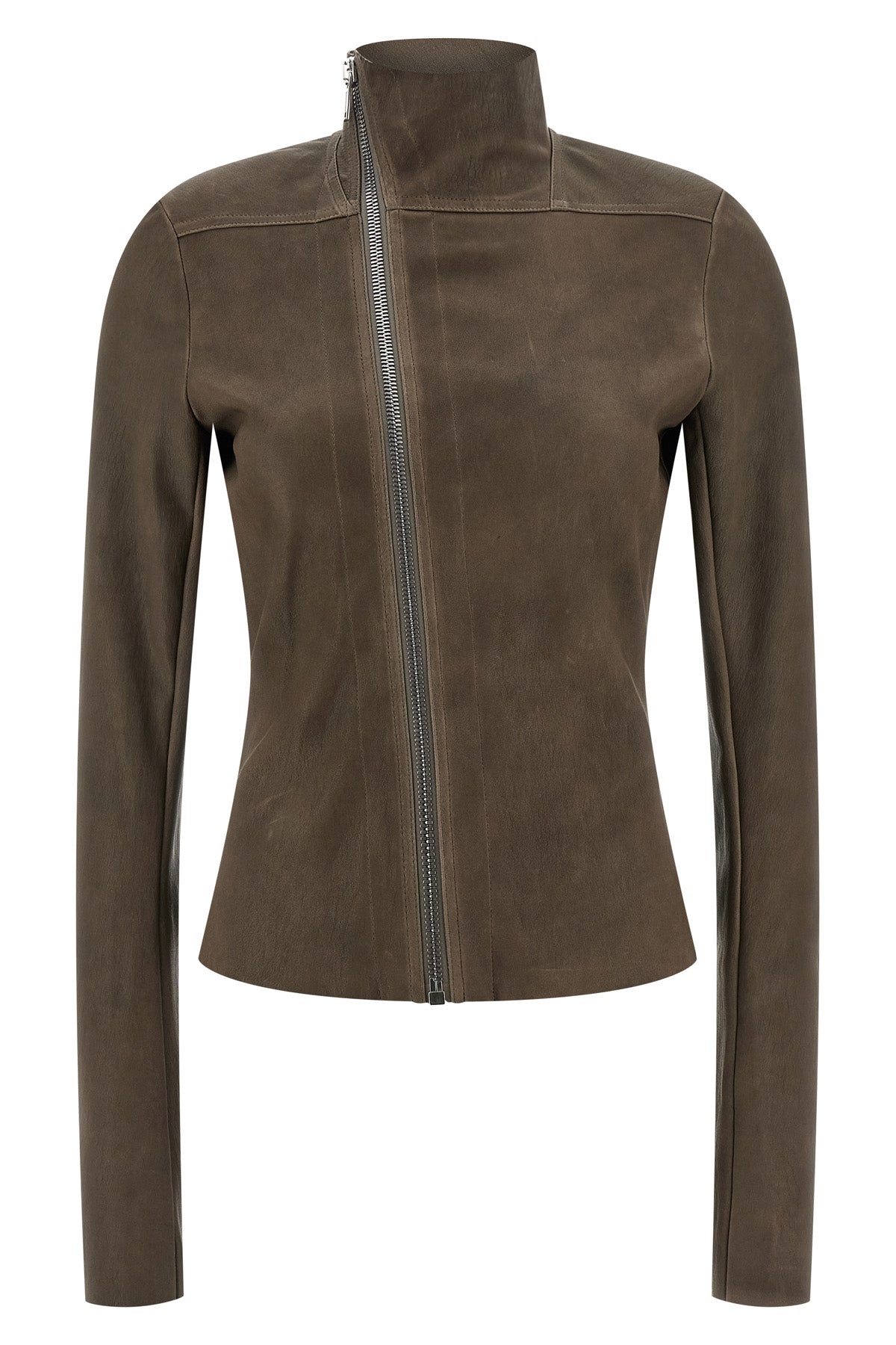 RICK OWENS 44 gary jacket in stretch lambskin leather