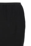 soft pillar long skirt in wool blend
