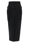firebanks wool midi skirt