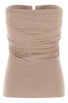 the alannah bustier top by rick owens redefines the codes of corsetry through