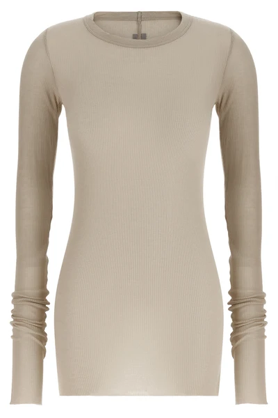 the rick owens rib ls t long-sleeved t-shirt exemplifies the brands avant-gar