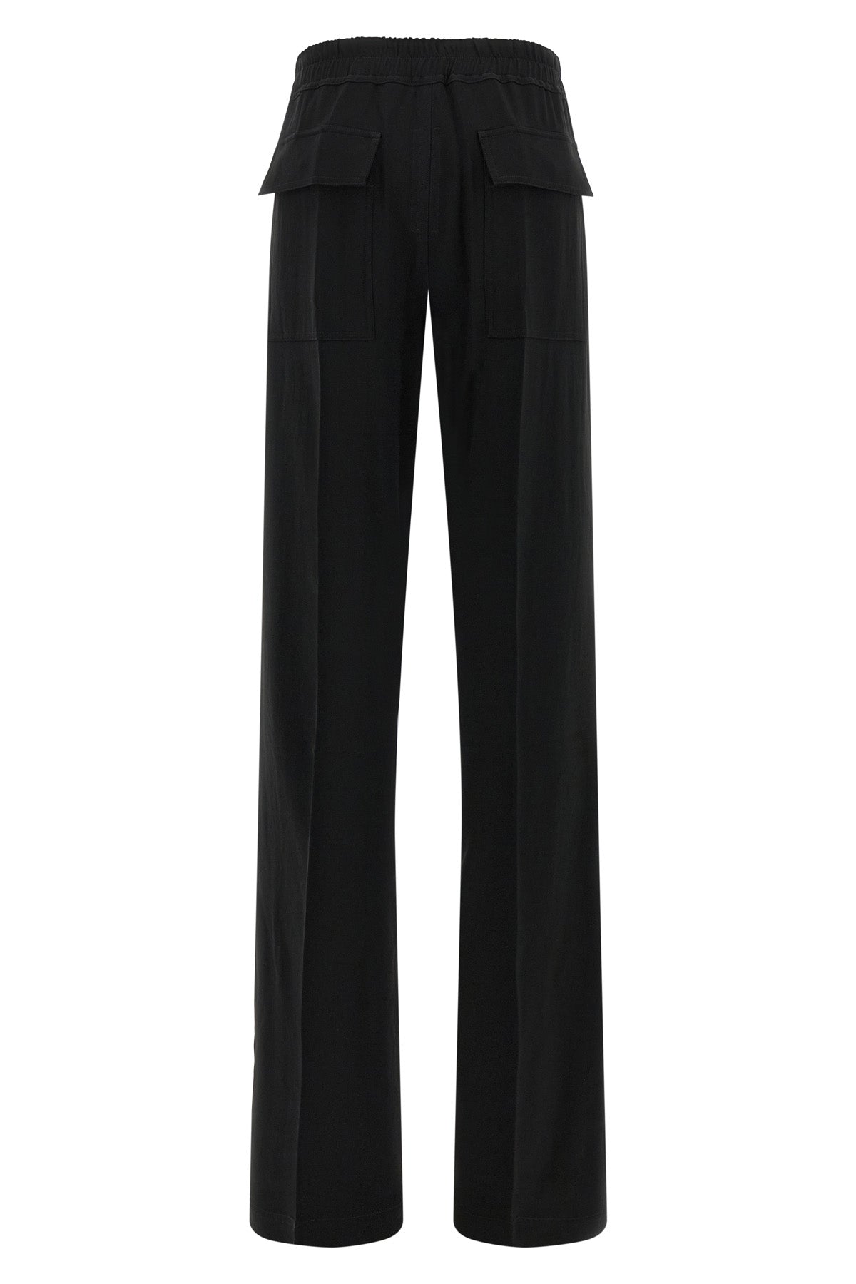 RICK OWENS 38 dietrich drawnstring viscose blend trousers