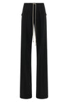 dietrich drawnstring viscose blend trousers