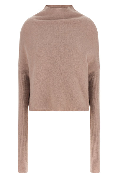 ls crater cashmere blend sweater