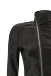 gary jacket in stretch lambskin leather