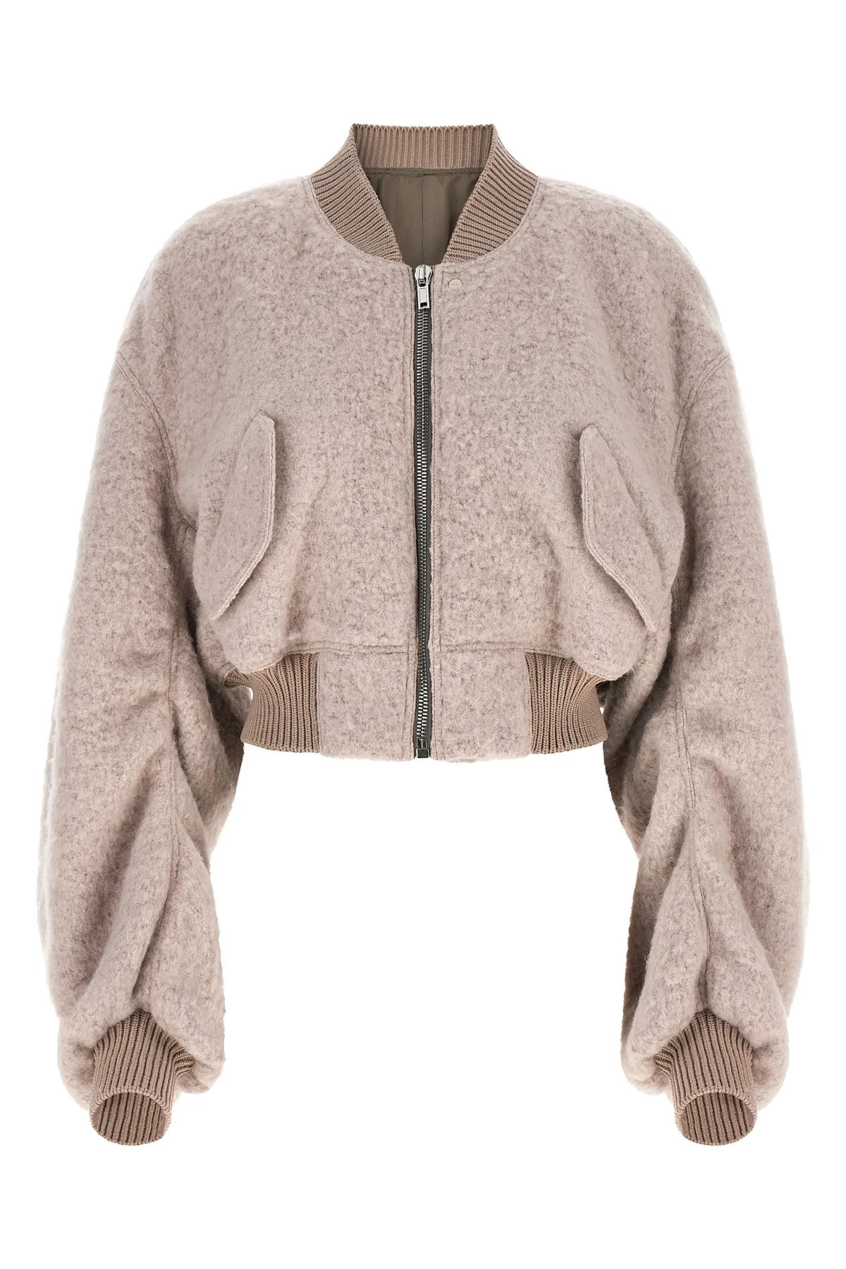RICK OWENS 38 the rick owens secchia cropped flight bomber jacket redefines the volumes of c