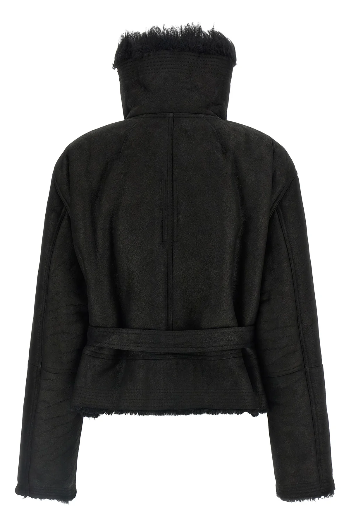 RICK OWENS OS the cropped flight rick owens jacket redefines the outerwear through a rigorou