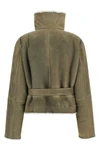 the cropped flight jacket by rick owens is distinguished by a structured silho