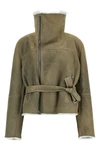 the cropped flight jacket by rick owens is distinguished by a structured silho