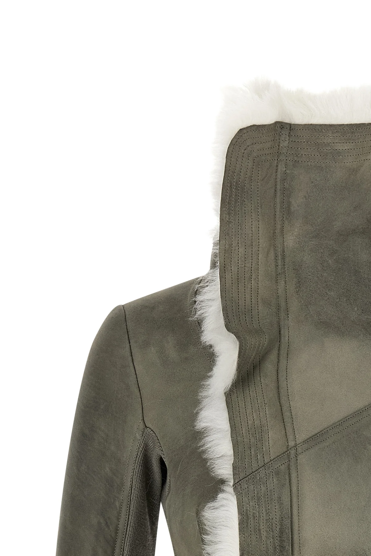 the rick owens naska jacket redefines the volumes of outerwear through a sculp