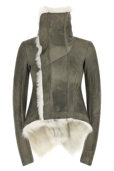 the rick owens naska jacket redefines the volumes of outerwear through a sculp