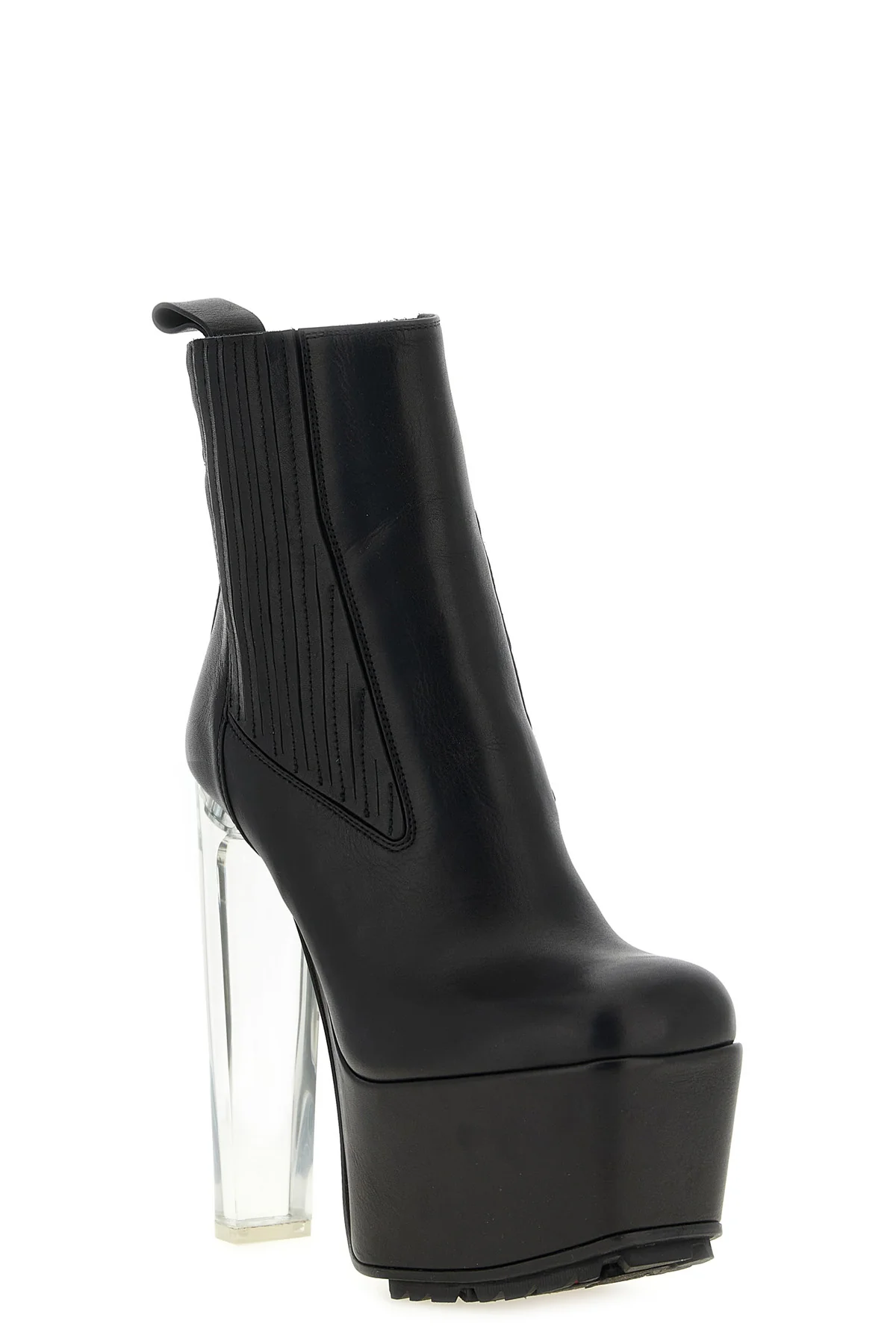 RICK OWENS 36 the rick owens beatle kiss ankle boots redefine avant-garde footwear through a