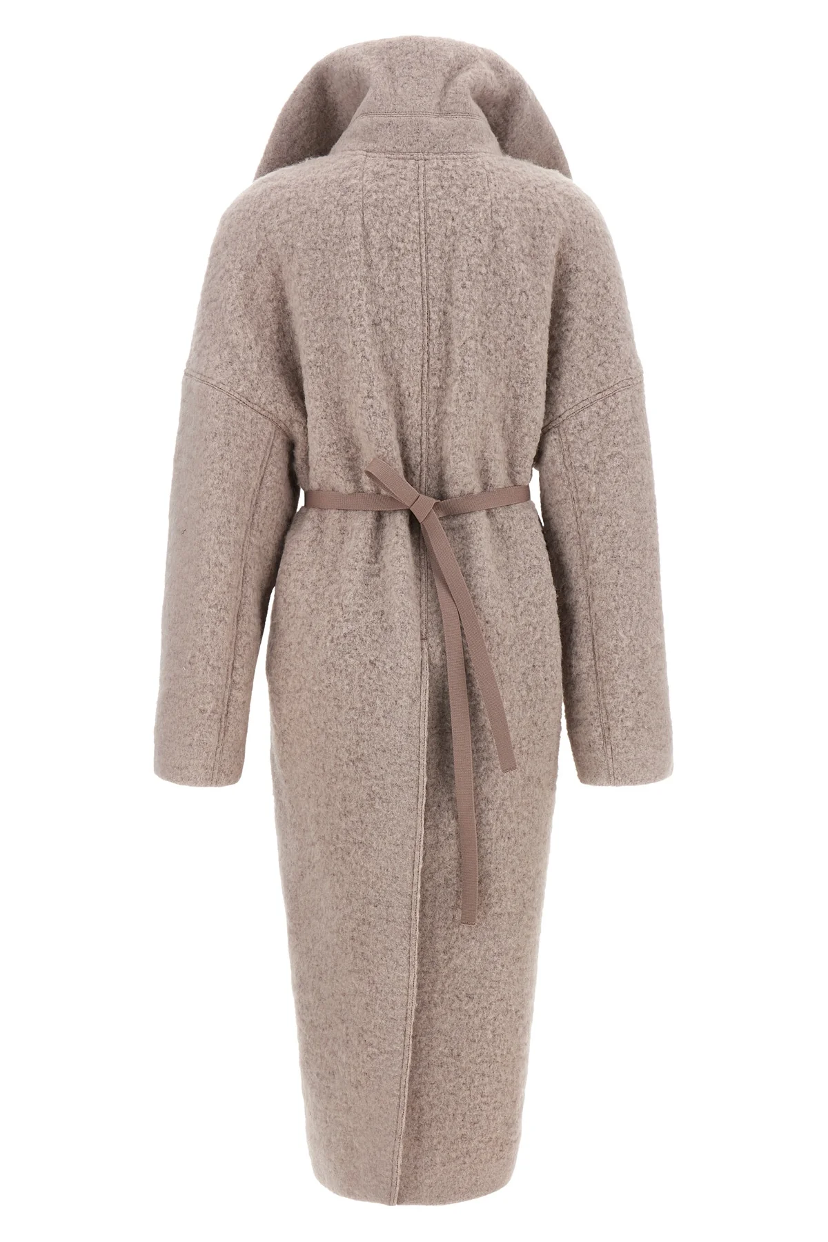 RICK OWENS 40 the rick owens dracucollar belted coat redefines the volumes of contemporary o