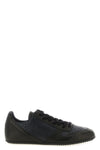 minimal sneaks sneakers in python leather and tone-on-tone linus lambskin