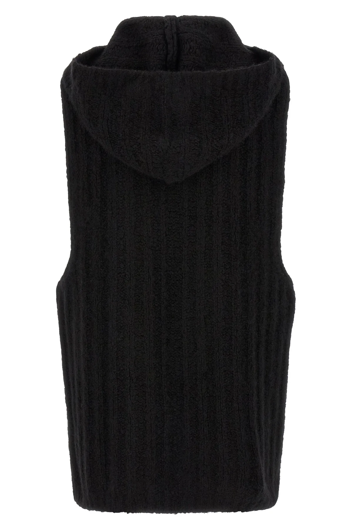 RICK OWENS L the sleeveless rick owens hooded tank top