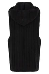 the sleeveless rick owens hooded tank top