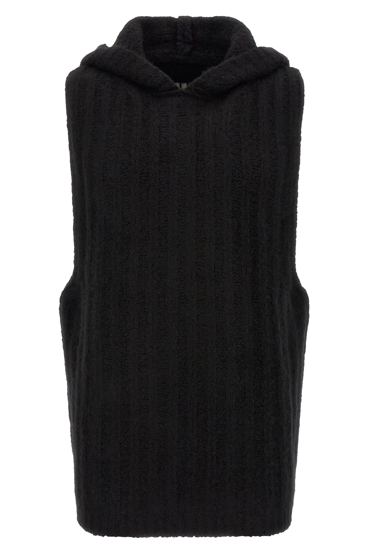 RICK OWENS L the sleeveless rick owens hooded tank top