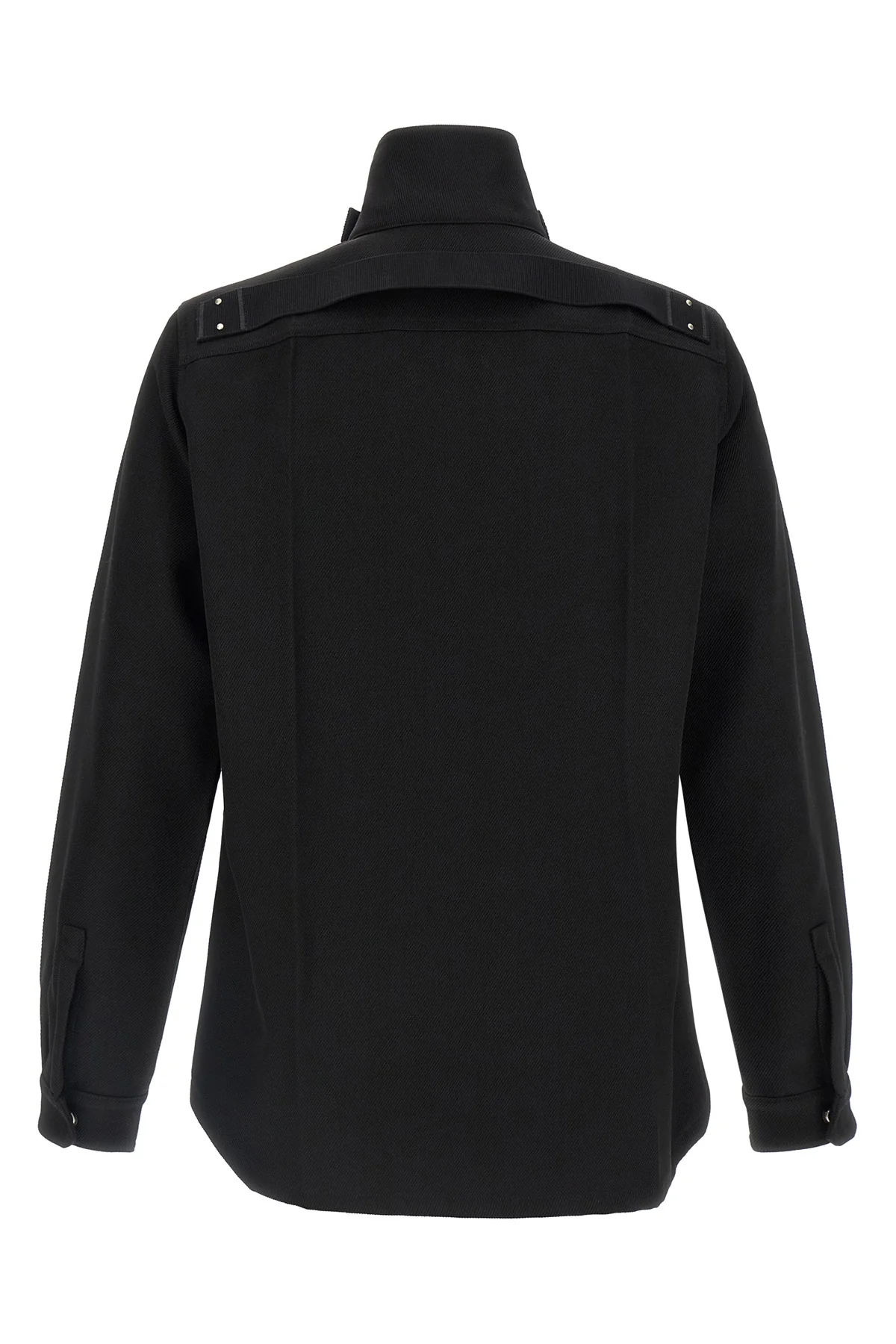 RICK OWENS 48 the rick owens outershirt jacket in absolute black