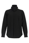 the rick owens outershirt jacket in absolute black