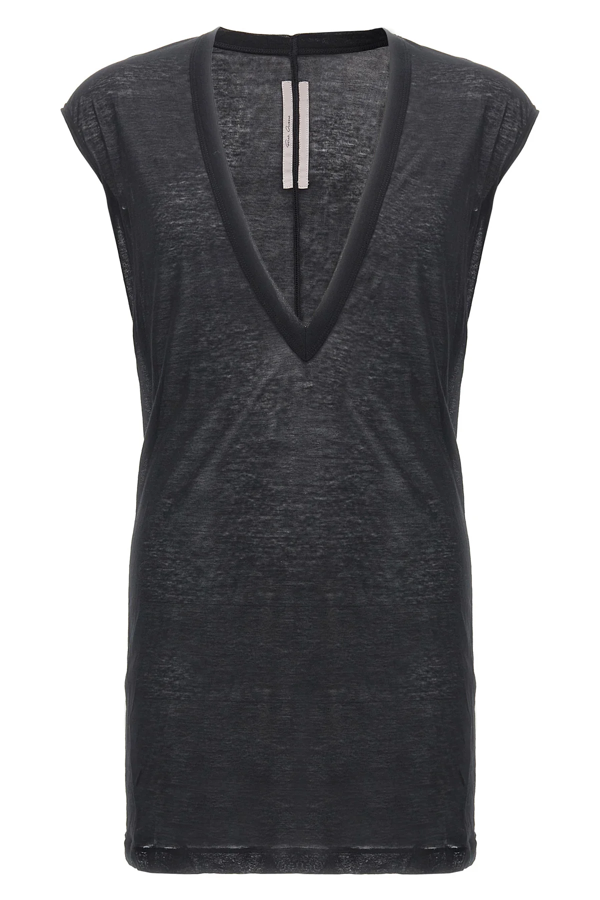 RICK OWENS M dylan t light cotton jersey semi-transparent t-shirt