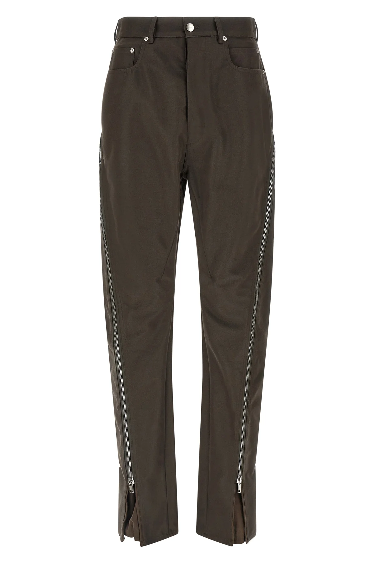 RICK OWENS 30 bolan banana high waist pants in cordura cotton
