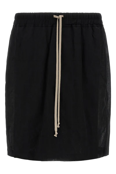 kiltshorts bermuda shorts in semi-transparent light cotton gauze
