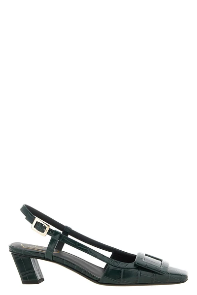 roger vivier belle vivier slingback pumps embody the excellence of footwear ma