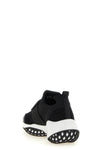 viv run sneakers in embroidered and perforated mesh