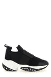viv run sneakers in embroidered and perforated mesh