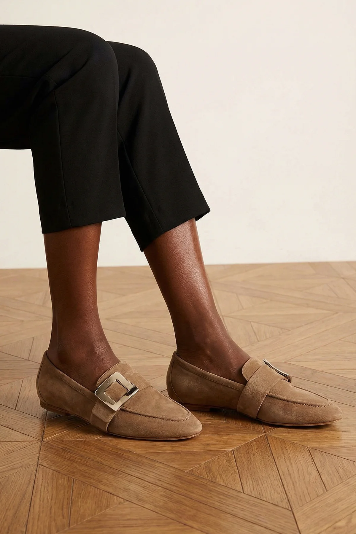 suede loafers