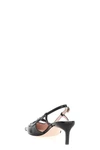 viv canard leather slingbacks