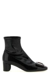 roger vivier belle vivier ankle boots feature an enveloping silhouette made of
