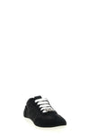 viv low suede and satin sneakers