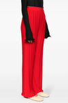 pleated fabric trousers