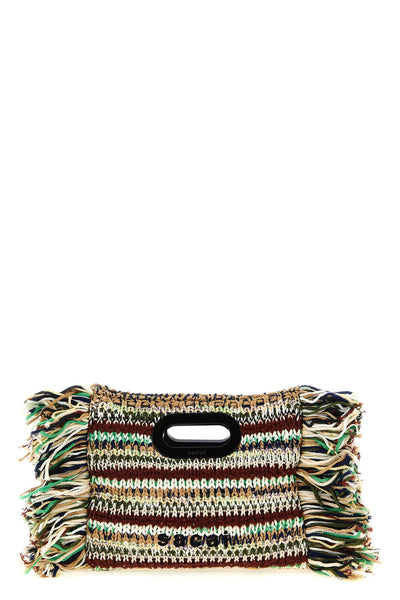 small knit cotton knit shopping bag