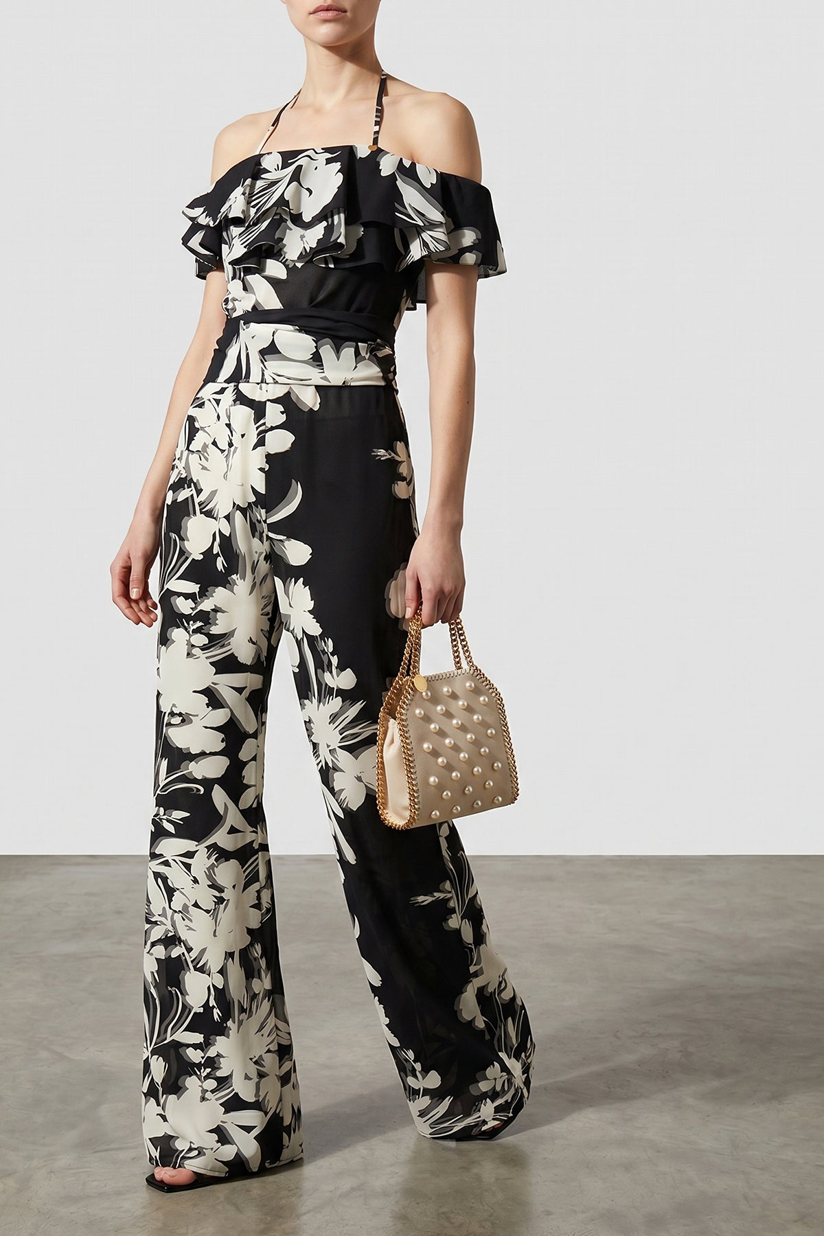 CATALINA 40 floral patterned georgette jumpsuit