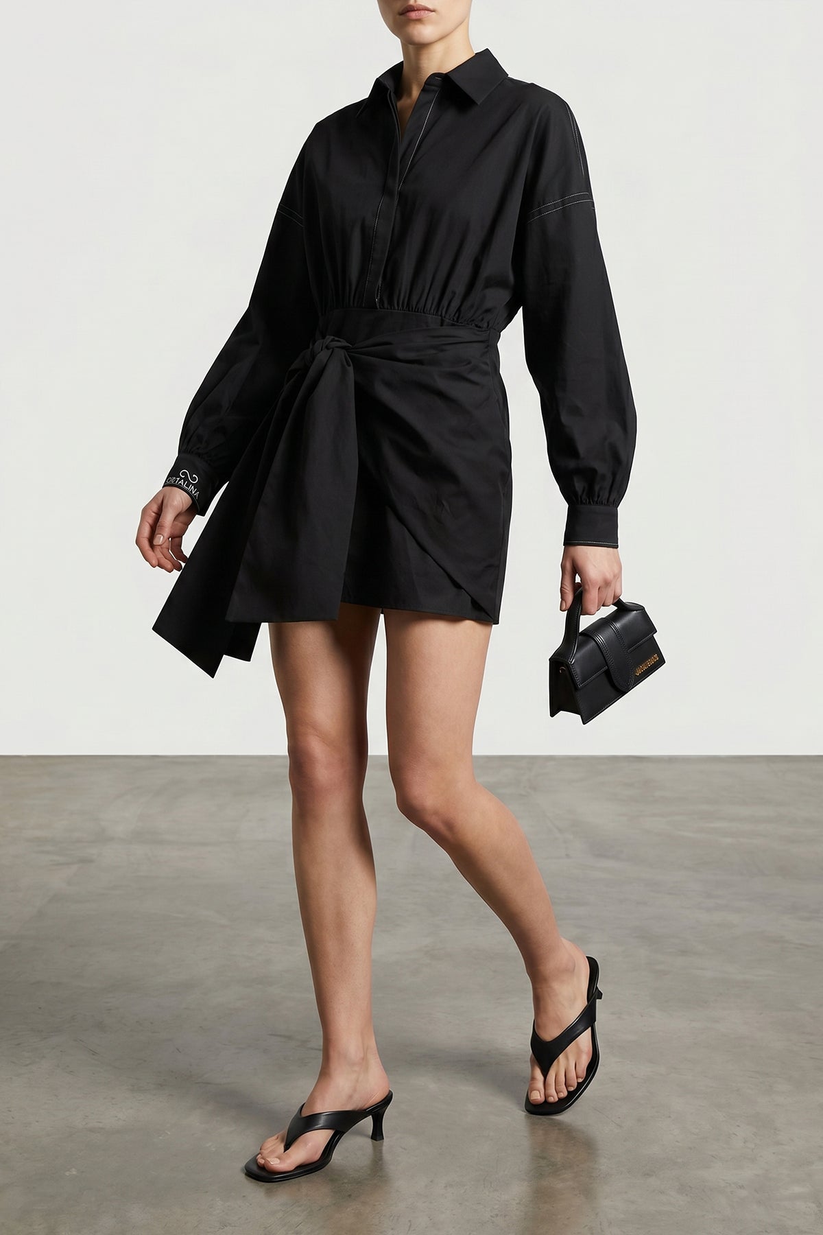 CATALINA 42 stretch cotton mini dress