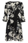 floral print floral georgette midi dress